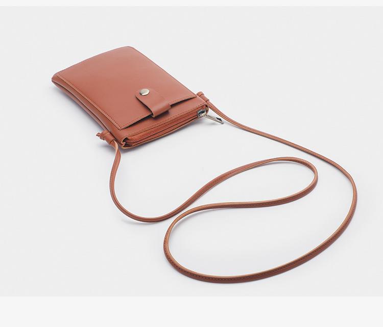 2024 Korean Style Women's Cross-Body Phone Card Holder - Elegant Coin Purse Mini Bag