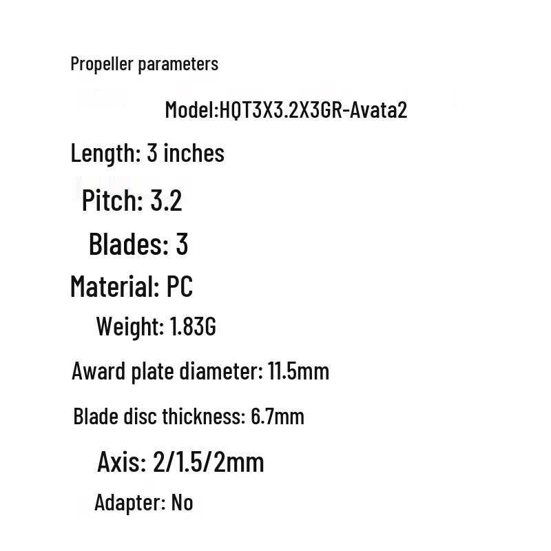 Qishao 3-Blade Propellers for DJI Avata 2