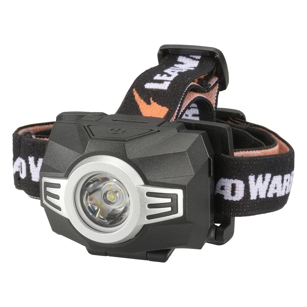 OHM Electric LED Waterproof and Dustproof Lead 650 Continuously ANSI Requires 3 AAA OHM Headlight, IP66, Warrior, Lumens, Dimmable, Flashing,