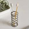 Stainless Steel Multifunctional Toothbrush and Toothpaste Holder Durable Metal Storage Organizer Rack for Bathroom Home Use
