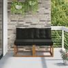 2 Piece Outdoor Center Sofa