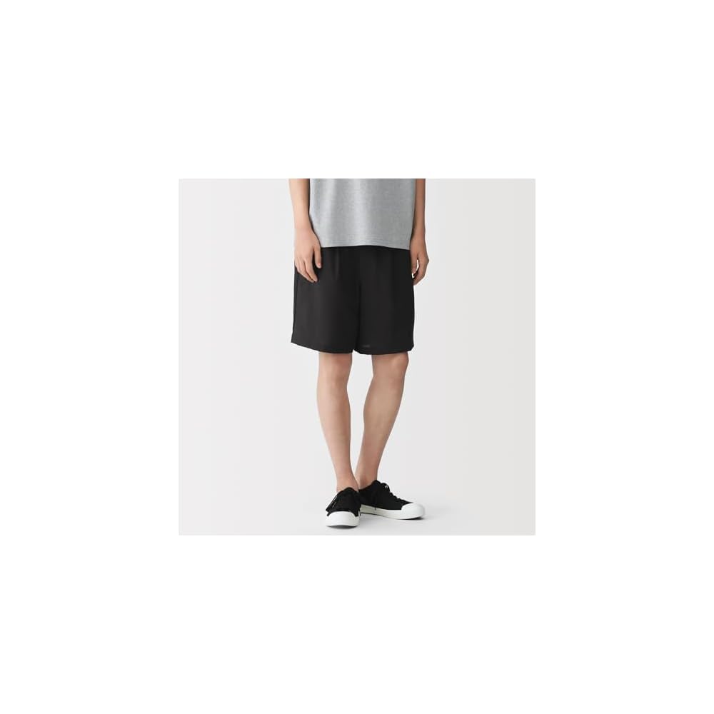 MUJI Men's Breathable Shorts AE11IA6S Black Size L