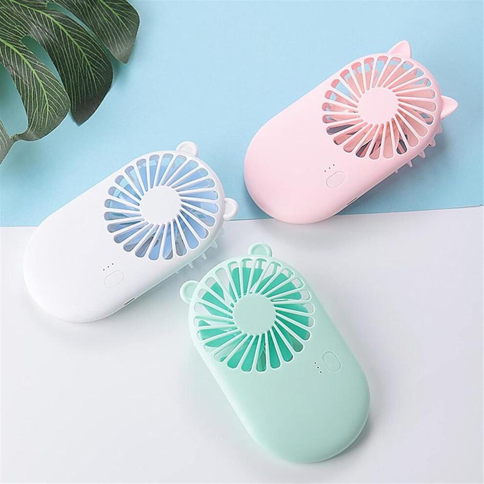 Mini Handheld Fan Cute USB Chargeable 3 Mode Adjustable Summer Cooler