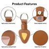 Guitar Pick Collecting Bag Guitar Pick Pouch Pick Organizer Triangular Shape Multifunctional Storage Bag for Guitar Pick