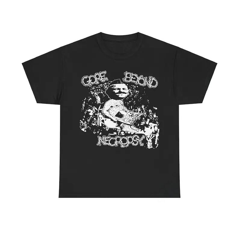 Gore Beyond Necropsy T-Shirt Vintage Grindcore Warsore Autophagia Maggut Mesrine