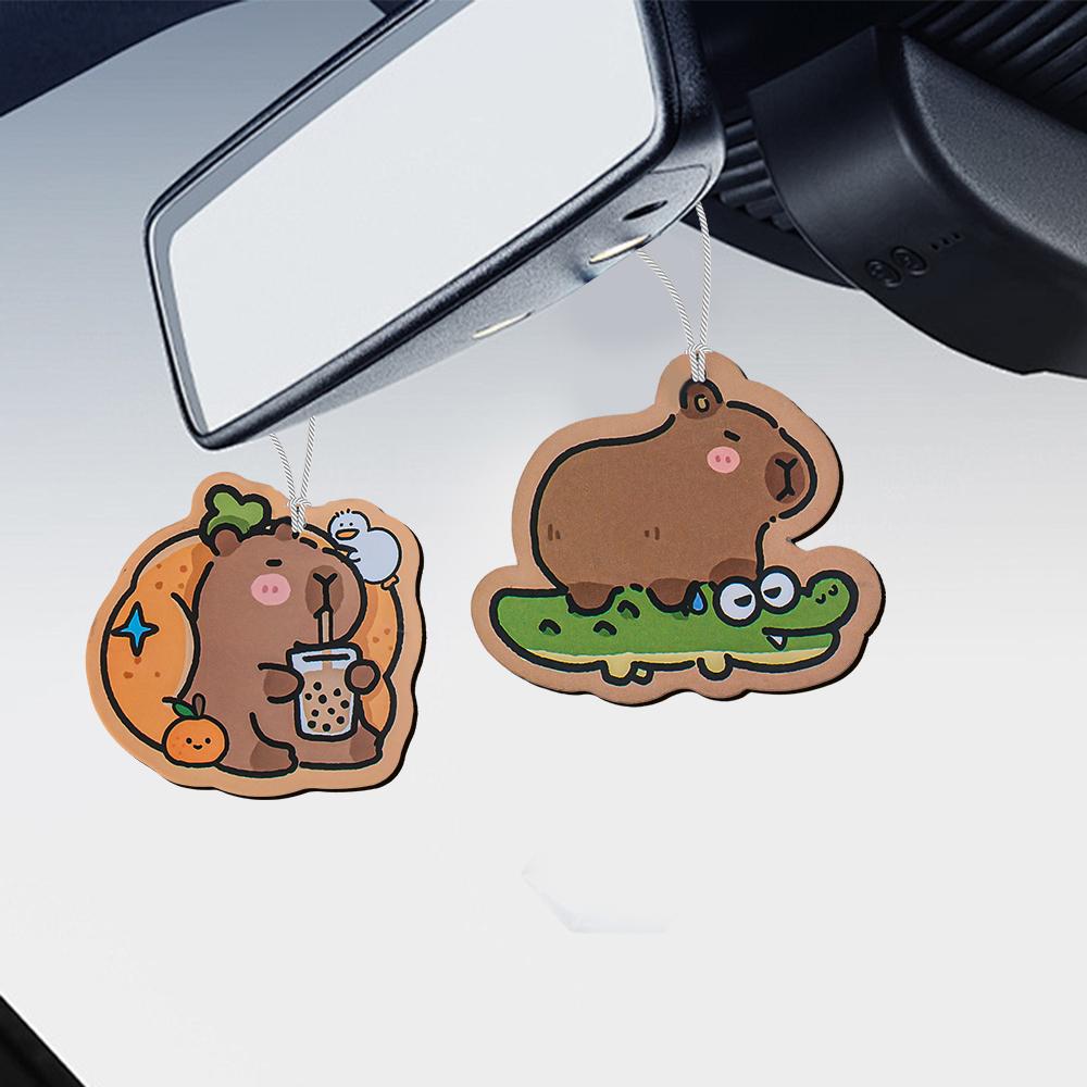 SKapybara Car Perfume Tablets Auto Deodorizer Air Freshener Home Cars Interior Decorative Pendant Automotive Accessories