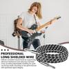 Electric Guitar Cord 10 Ft Instrument Cable For Electric Guitar Straight Connector Professional Shielded Wire For Keyboard