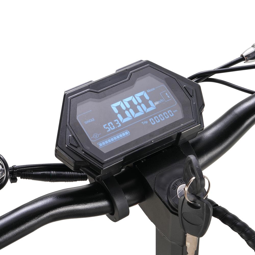 TWOFISH V5 MAX Electric Scooter with Seat, 800W Motor, 48V 18Ah Battery, Front 11 Inch & Rear 10 Inch Tires