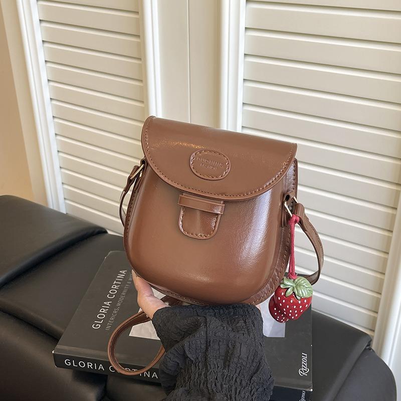 Premium niche bag women's autumn and winter new retro shoulder messenger bag mini saddle bag
