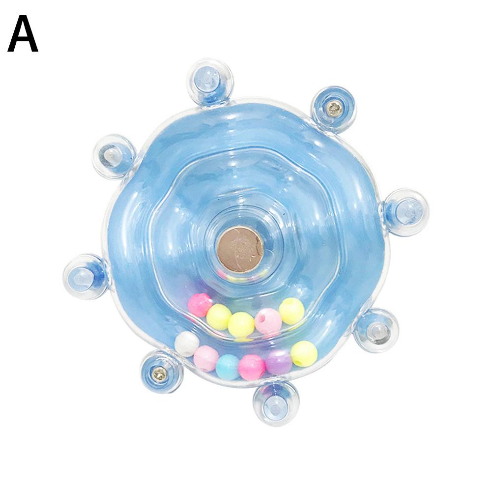 Cockatoo Chew Toy Flying Saucer Bird Decompression Anxiety Peony For Stress Enrichment Supplies F7V0