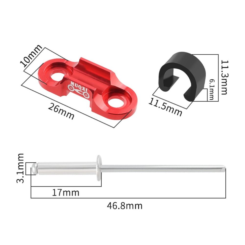 Aluminium-Zink-Zinklegierung Leitungskanal-Schnalle Universelle Drahtrohrklemme Rohrschelle Basis Rennrad
