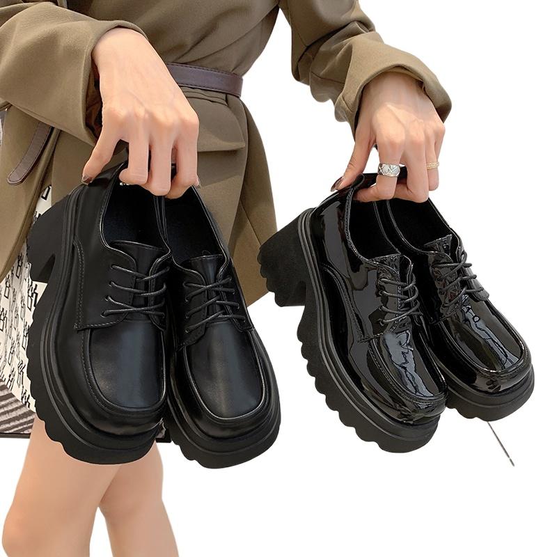 Loafers Genuine Leather Elegant Female Heeled Shoes Party Luxury Designer Woman Pumps Platform Wedding Bride High Heel 2025 New