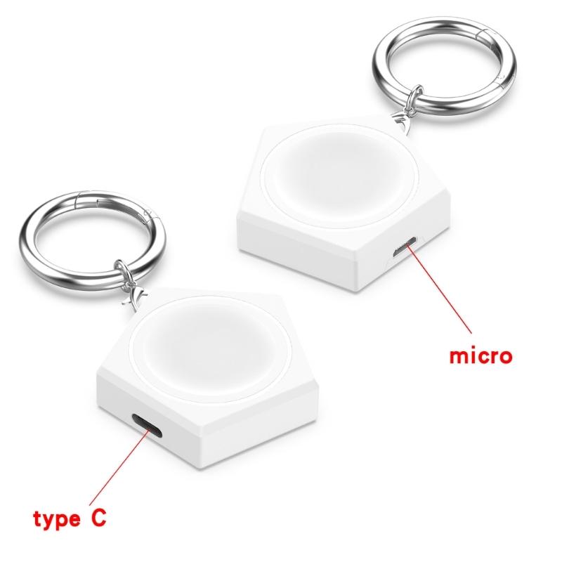 Smartwatch Charging Dock For GXY Watch 8/7/6/5 With USB 5pin Type C Input Portable Wireless Charging Adapter