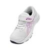 New Asics CONTEND 9 Anti-Slip Wear-Resistant Low-Top Kids' Running Shoes White Purple Children Aged 3-7 Years Old 1014A338-101