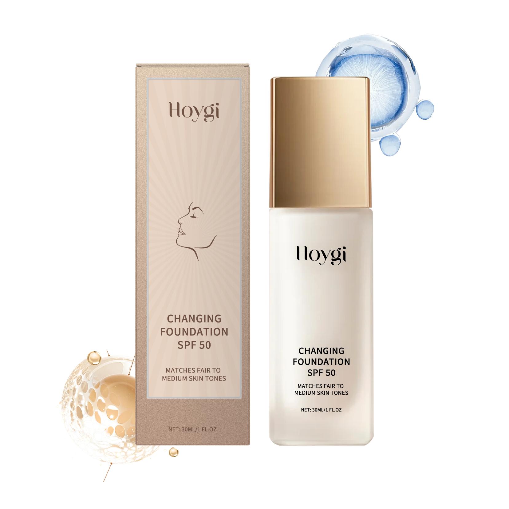 

HOYGI Protective concealing foundation light matte mild moisturizing brightening sooth skin-fitting suitable for oily dry skin 30ml