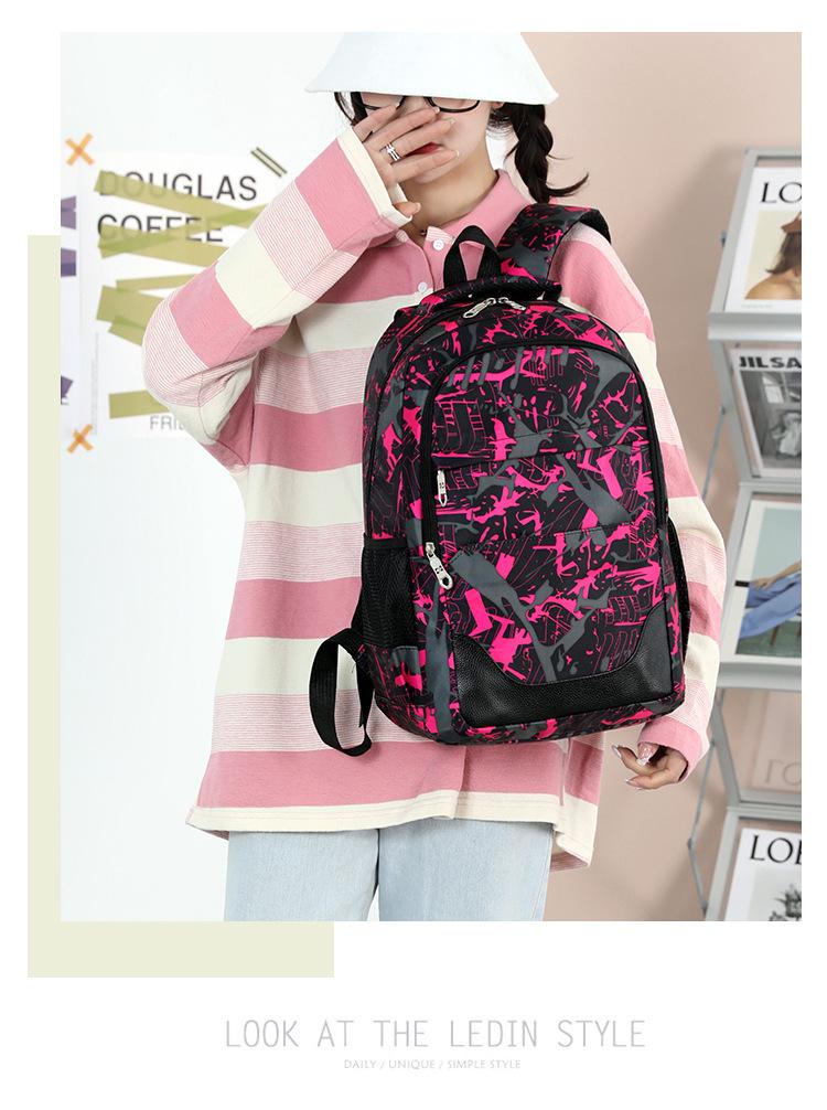 Unisex Academy-Style Student Backpack Set: Large Capacity, Comfortable for Junior & High School, Ideal for Casual Travel