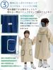 For Elementary School Girls and for Rain Rainy Rain Storage Bag Included [TUPOLILI] Children's Raincoat, Backpack, Boys, Raincoat, Rainwear, School,