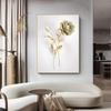 Modern Visual Wall Art Canvas Painting Nordic Golden Flower Posters And Prints Pictures Home Decor
