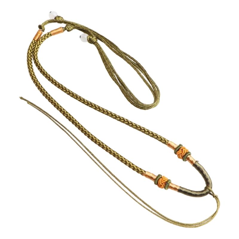 Braided Adjustable Length Necklace Cord Traditional Chinese Necklace Chain Long Necklace Rope Perfect for Daily Wear