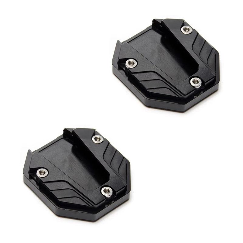 1/2pcs Motorcycle Bike Parking Kickstand Extender Foot Side Stand Pad Support Plate Motorbike Accessories