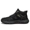 Autumn Winter Plus Velvet Warm Handmade Mens Boots Comfortable Ankle Casual Moccasins Shoes Size 38 48