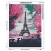 5D DIY Diamond Embroidery Landscape Eiffel Tower Diamond Painting Cross Stitch Round Rhinestone