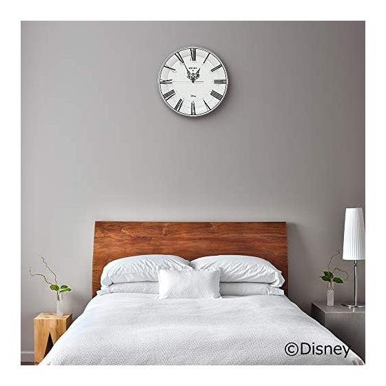 Seiko Clock Wall Clock Character Adult Disney Mickey Mouse Minnie Mouse Radio Analog Disney White FS506W
