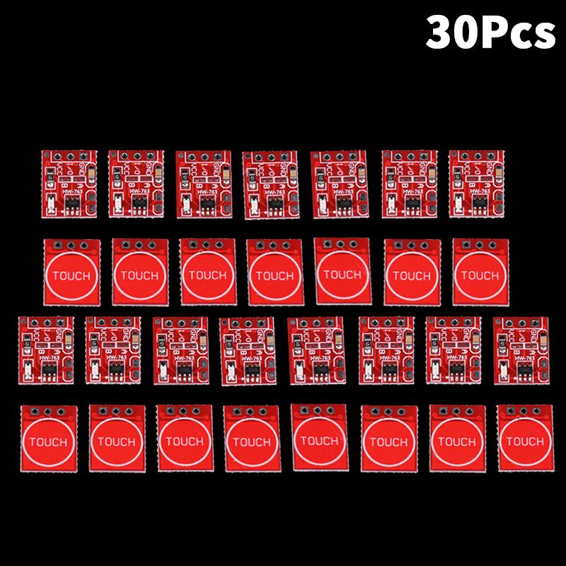 10Pcs Ttp223 Touch Key Module Self-Locking / Momentary Capacitive Switch Single Channel Module