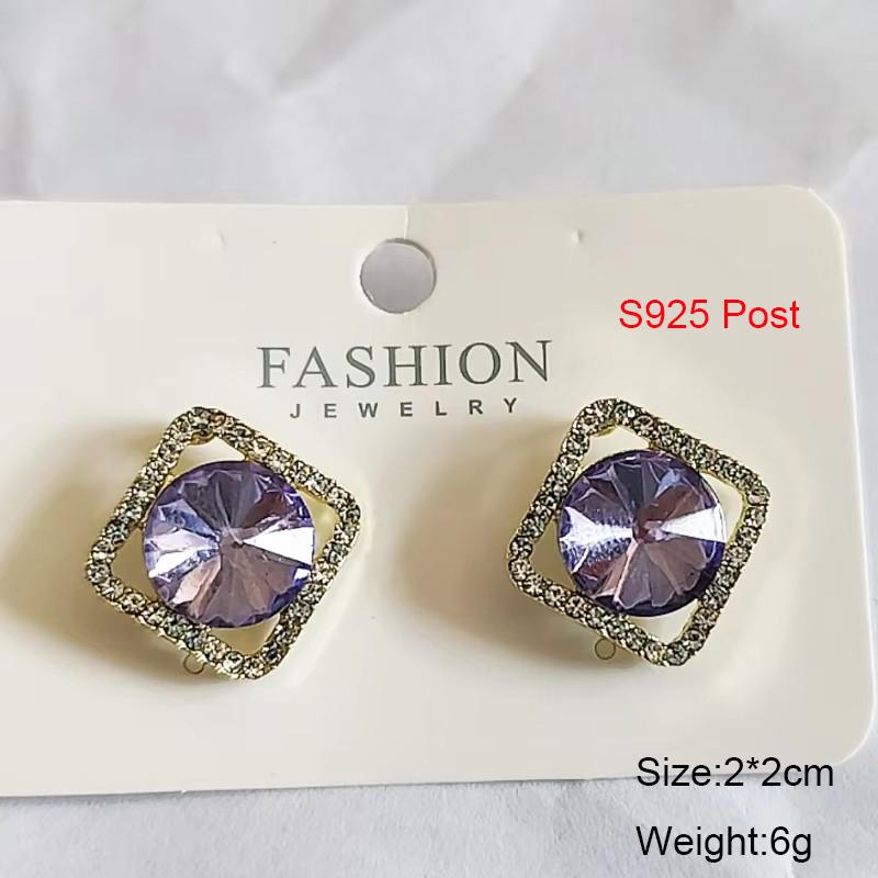 Purple Women Dangle Earrings Small Round Unusual Earrings Flower Butterfly Hanging earrings pendientes