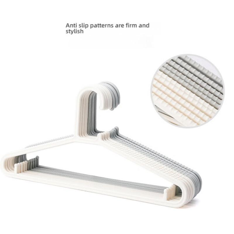 Wide Shoulder Clothes Rack Household Clothes Hanging Non Slip Dormitory Plastic Clothes Support Drying Clothes Coat Rack Storage