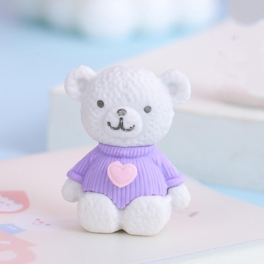 

1 шт. мультяшный милый кавайный конфетный цветной резиновый ластик новинка канцелярские принадлежности для офиса и школы