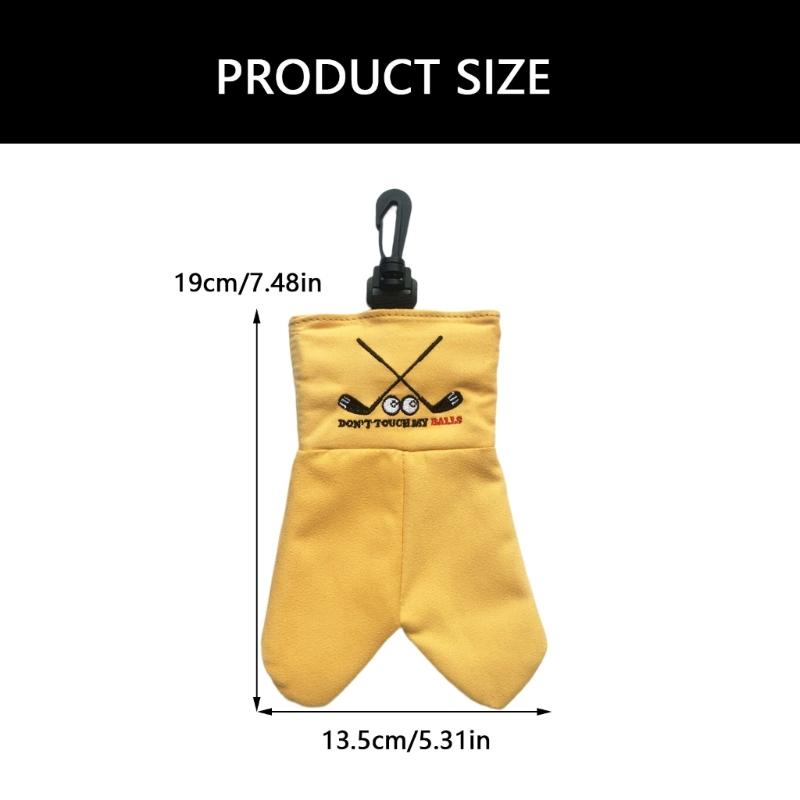 Portable Golf Balls Carriers Pocket Holder Hanging Carry Bag Golf Balls Organizer Waist Bag Golf Balls Carriers Pocket Holder