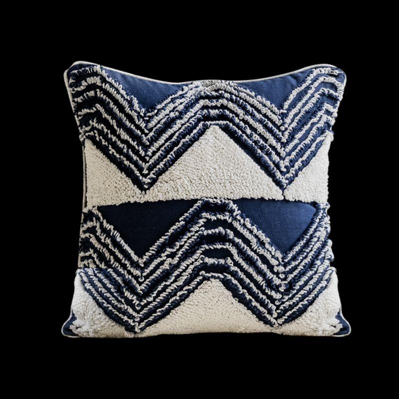 

M. Life Modern Minimalist Fabric Craft Pillow Living Room Backrest Pillow Model Room Bedroom Bedside Cushion Chic-LSHYX:45*45cm No core