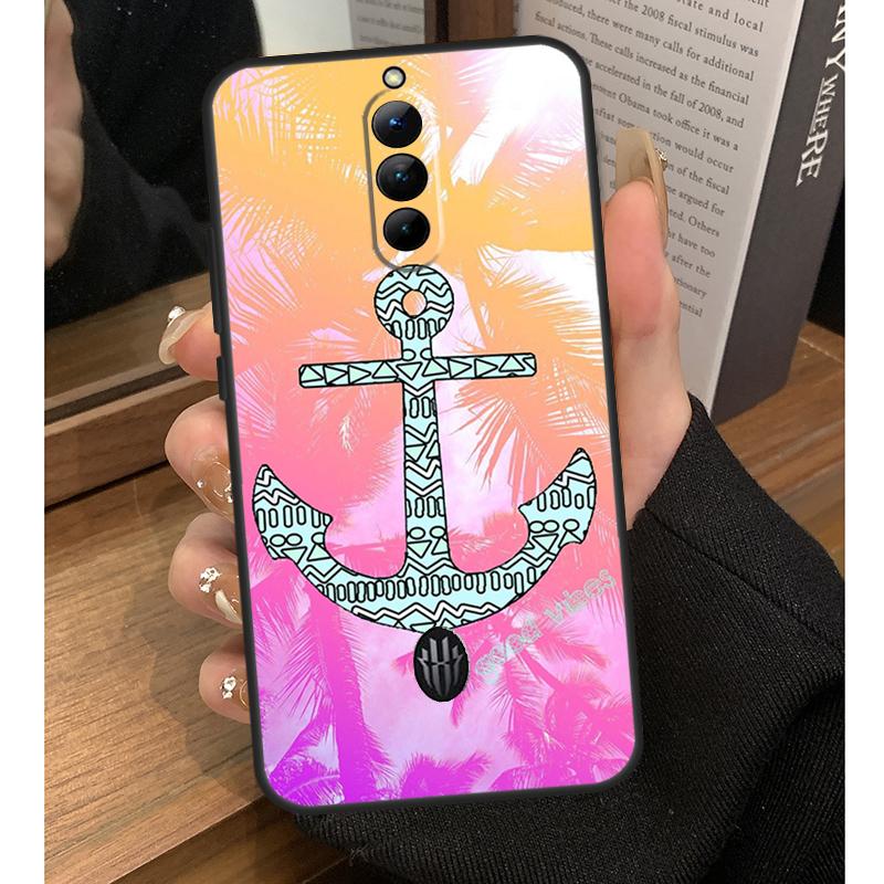 Nautical Anchor Boat Sea Case For Nubia Red Magic 6S 7S Pro 6 7 8 9 10 Pro 5G 6R RedMagic 8S 9S 8 9 10 Pro Plus Coque