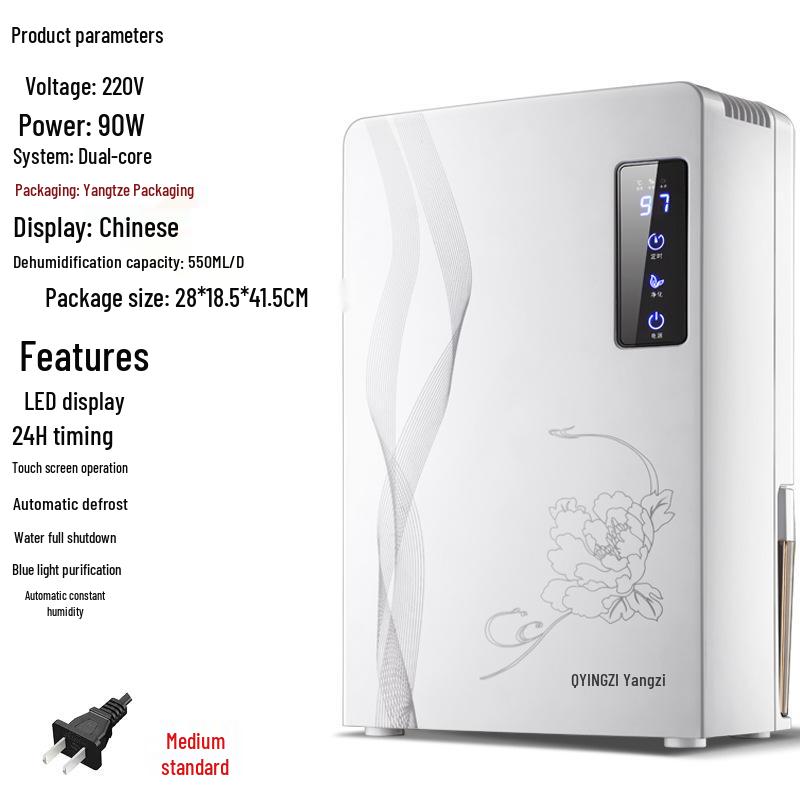 Dezumidificator Silențios de Mare Putere și Eficiență Energetică pentru Casă și Subsol