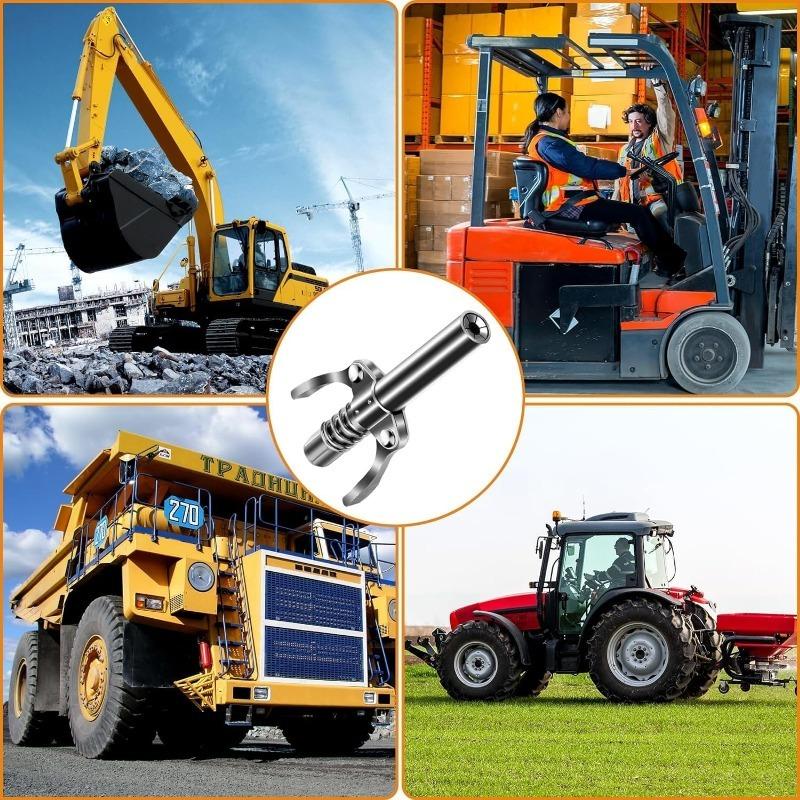 Mini Fettpressenkupplung 10000PSI Manuelle Fettpumpenkopf-Spritze Schmierdüse Ölpumpe Füllwerkzeug Fettinjektor Nippel