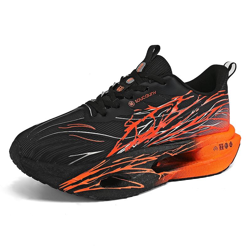 Running Shoes Men Lightweight Mesh Anti-slip Wear-resistant Casual Shoes Men Lace-up Sports Breathable Walking Shoes Men
