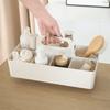 Plastic Portable Storage Organizer Segmented Space Saving Handle Sectional Tray Container Storage Basket Pen Holder