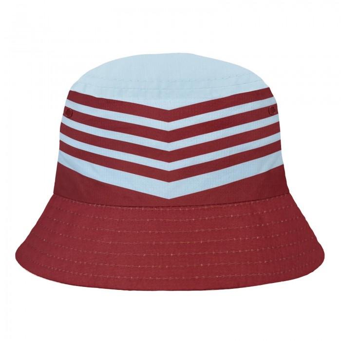 Fan Originals Contrast Striped Bucket Hat