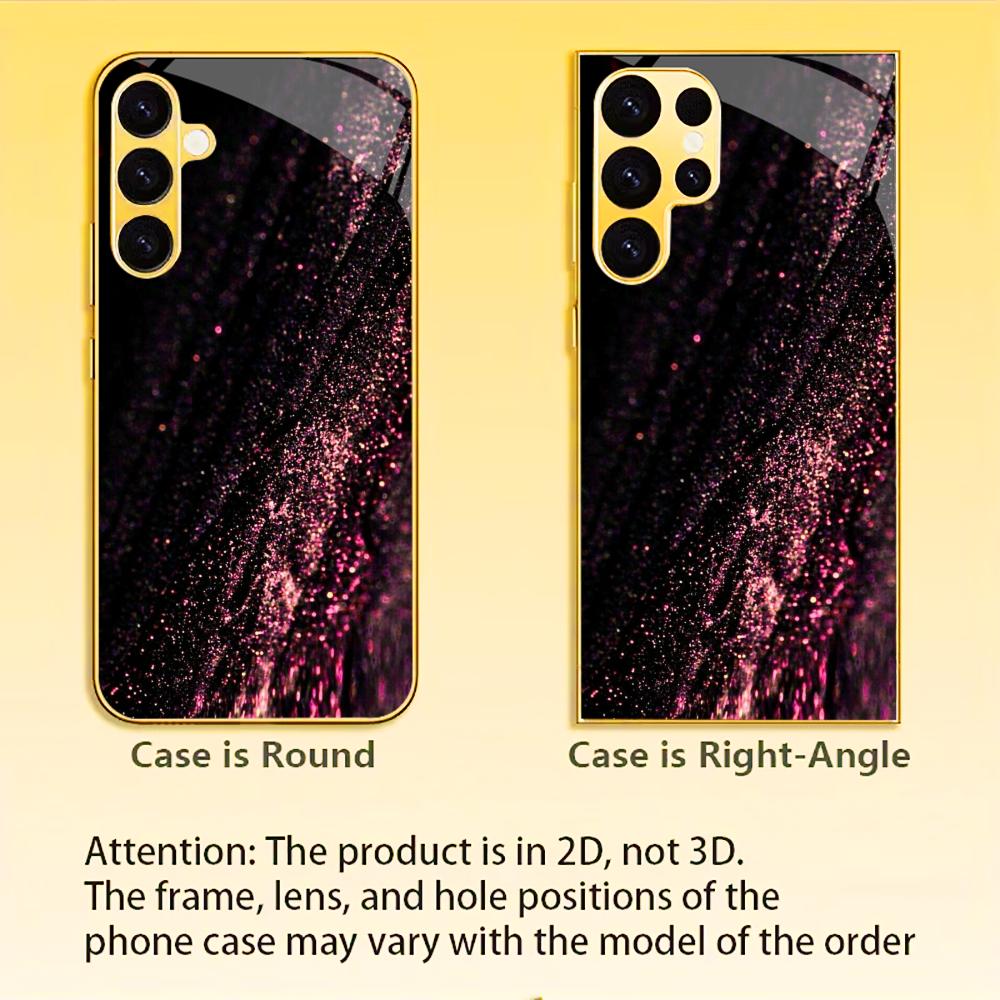 Cellphone New Bestseller Model PhoneCase Electroplated Glass PhoneCase for Samsung Galaxy S26 S25 S24 S23 S22 FE,Ultra,Plus