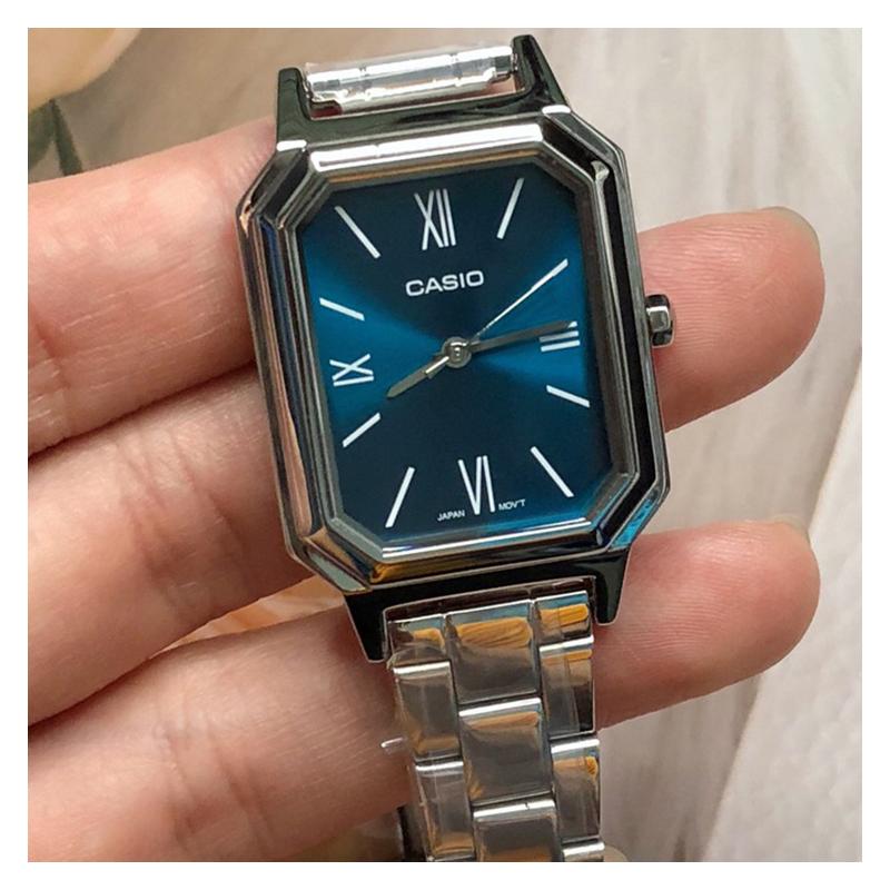 Casio STANDARD Series Pointer Series, Life Waterproof, Quartz Movement, Stainless Steel Strap, Japanese and Korean Watch, Women's Watch, LTP-E168D-2B