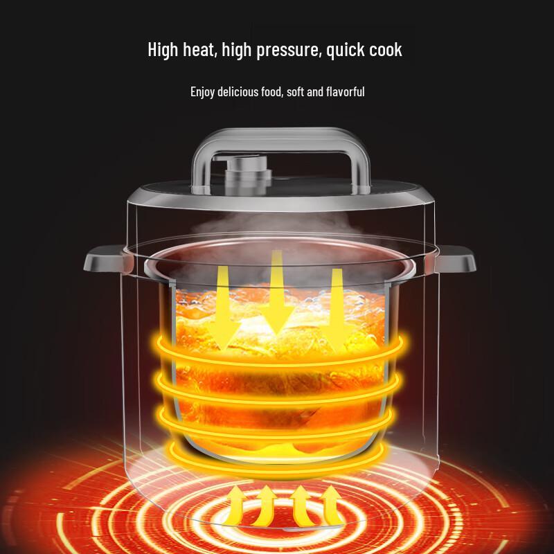 PESKOE Multi-function Dual Pot Electric Pressure Cooker CN plug (adapter included)