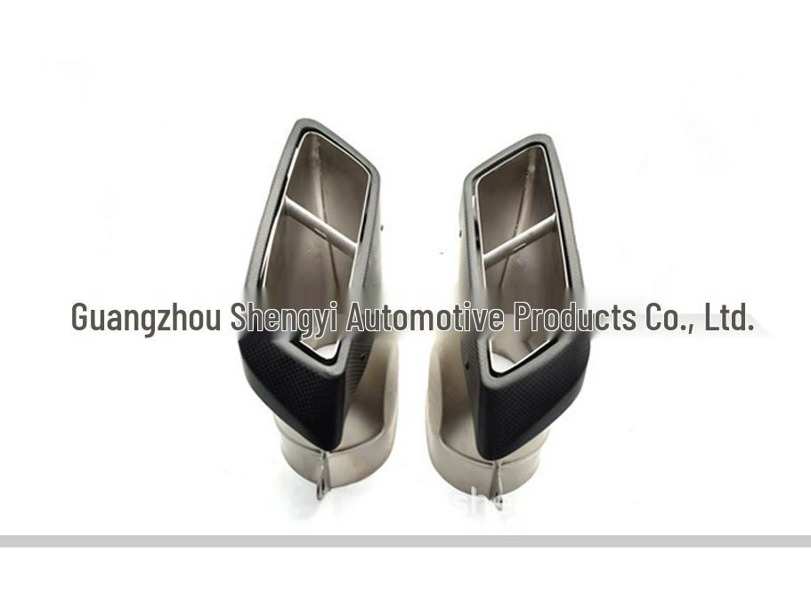 Carbon Fiber Tailpipes for Mercedes-Benz A, C, E, S, GLE, GLS, GLC - Scorpion AM* Square Quad-Outlets