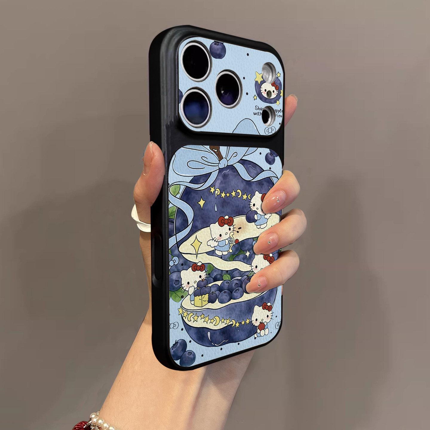 

Dessert Kitty Apple Phone Case: Compatible with iPhone 14 Pro, 15 Pro Max, 16 Pro, 17 Pro Max - High-end, Anti-fall Design. 15PRO