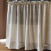Short Kitchen Curtains Half Window Black Trim Beige Striped Sheer Voile Japanese Style Privacy Partition for Home Cafe Curtains