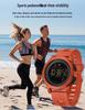Sanda Multi-Function Smart Watch: Waterproof, Pedometer, Alarm Clock for Hiking & Sports - Unisex