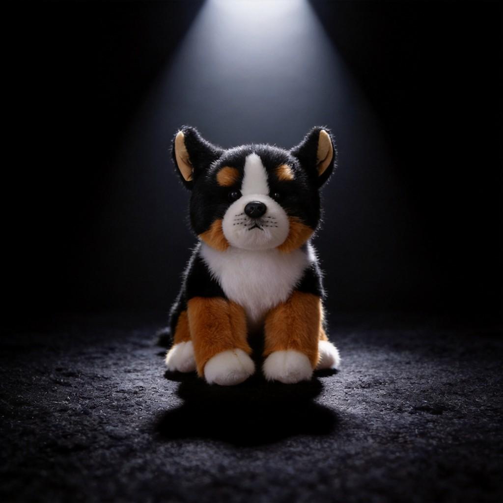 Plush Dog Toy Bernese Mountain Dog Stuffed Animal Gift For Kids And Adults