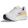 HOKA ONE ONE Bondi 9 Breathable Support Supercritical Foam Midsole Casual Trail Running Shoes Men's White Sneakers 1162011-WGRT