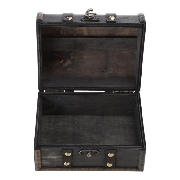 Decorative Treasure Box Vintage Wooden Large Desktop Storage Boxes for Jewelry