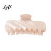Anti Slip Hair Grips for Bun Pearlescent Claw Clip Non-Slip Clip Women Elegant Strong Soft Color Accessories Dating Hold Styling Decorative